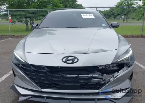 2021 Hyundai Elantra Sel z USA, uszkodzony, nr VIN 5NPLS4AG8MH005921
